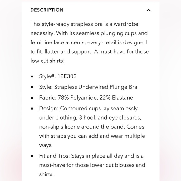 Simone Perele-  40D Eden Zen Strapless Plunge Bra - Picture 13 of 13